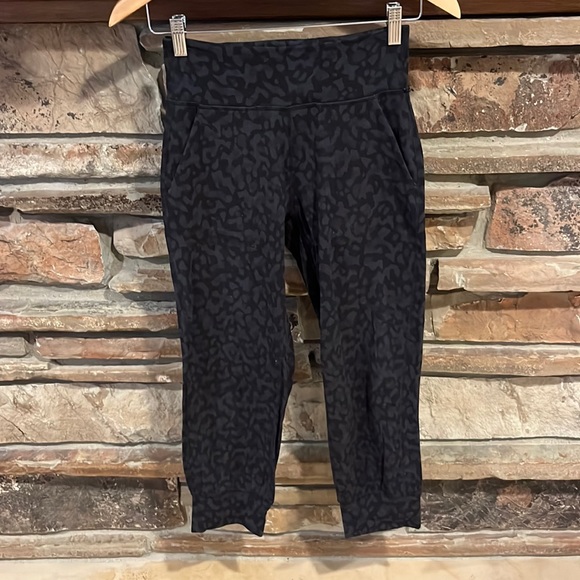 lululemon athletica Pants - Lululemon Align Jogger Crop Wild Thing Camo Deep Coal